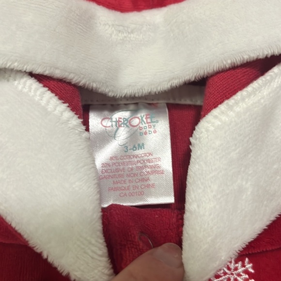 🟠3-6 month baby girl Christmas outfit - Picture 4 of 4